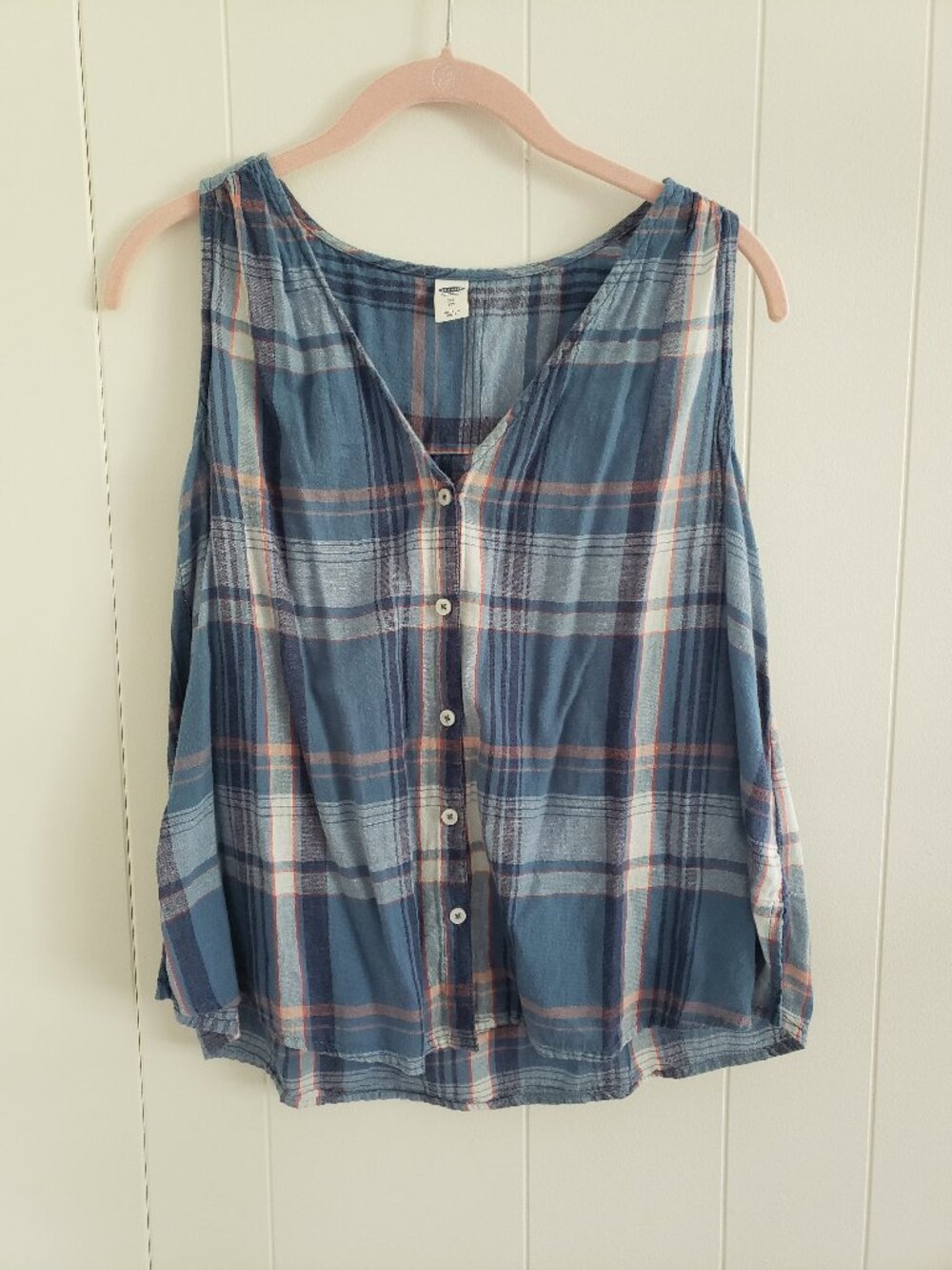 Old Navy Button Up Sleeveless Top Size XS TP